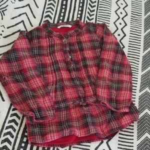 Red Plaid Print